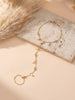 Elegant Ladies' Mini Imitation Pearl Charm Finger Linked Bracelet Minimalist Party Gift Jewelry - Image 3