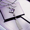 Swan Snowflake Long Necklace Sweater Chain Metal Chain Square Tassel Women Girls Pendant Necklaces Accessories Jewelry - Image 6
