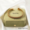 Personality Gold Color Stainless Steel Elastic Irregular Weave Twisted Open Bangles for Women Men Jewelry Does Not Fade - Image 13