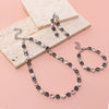 8mm Crystal Colorful Claw Setting Necklace For Women Winter Sweater Choker Accessory Diiamond Jewelry - Image 3