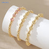 Irregular Round Beads Chain Bracelet For Women Men Gold Color Metal Adjustable Bracelets Jewelry - Image 6