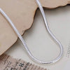 silver 3MM Snake Chain Bracelet Men Hip Hop Simple Bracelet For Women Charm Punk Party Jewelry - Image 2