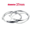 Big Hoop Earrings For Women Minimalist Circle Classic Cartilage Earring Rose Gold Color Hoops Jewelry - Image 9