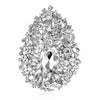 Crystal Flower Brooches for Women Unisex Water Drops Pins Friends Party Gifts Banquet Jewellery Accessories - Image 11