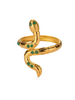 316L Gold Plated Stainless Steel Snake Rings For Women Men Open Adjustable Ring Vintage Gothic Aesthetic Jewelry - Image 20