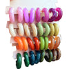 Boho 4 pair/set Multicolor Acrylic Small Hoop Earrings Resin Geometric C Shape Drop Earring Jewelry Sets for Women - Image 1