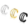 Stainless Steel Ear Cuffs Fake Piercing Clip on Earrings Women Men Minimalist Cartilage Non Piercing Jewelry - Image 1