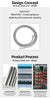 Hiyee Chain Necklace Mix And Match For Women Men Stainless Steel Snake Twist Long Collar High Polished - Image 16