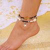 Bohemia Shell Anklet For Women Colorful Rice Beads Handmade Braided Rope Bracelet On Leg Beach Barefoot Sandal Leg Chain Jewelry - Image 7
