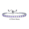 Adjustable Multicolor Tennis Bracelet with Colorful Stone Accents - Image 16