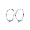 Stainless Steel Mini Hoop Earrings in Multiple Sizes and Finishes - Image 7