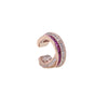 Hip Hop Women Jewelry Micro Pave Colorful Cubic Zirconia Cz Geometric Circle Lines Ear Cuff No Pierced Clip Stud Earrings - Image 8