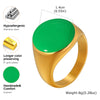 Chunky Open Twist Stackable Rings for Women, Blue Geometric Bold Enamel Crossover Statement Ring Band - Image 25