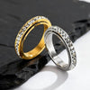 4mm Spinner Zircon Fidget Ring for Men Women,Stainless Steel Rotating Relief Engagement Rings Tail Ring,Anniversary Gift - Image 6