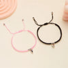 Magnetic Heart Couple Bracelets Set of 2 Braided Rope - Image 19