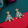 Colorful Rhinestone Christmas Tree Dangle Earrings for Women Zircon Star Year Earrings Girls Party Jewelry - Image 10