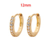 2PCS Stainless Steel Cubic Zirconia Chain Stud Earrings For Women Non-Piercing Ear Clip Ear Cuff Earring Cartilage Jewelry - Image 12