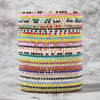 10/20pcs Colorful Sparkling Single Row Rhinestone Inlaid Adjustable Bracelet Set - Image 3