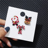 3/4pcs/set Christmas Badge Brooches Santa Claus Tree Bell Elk Snowflake Enamel Brooch Pins For Women Men Year Gift - Image 9