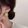 Semi-Circle Acrylic Resin Stud Earrings For Women Vintage Earring Jewelry Accessories Party Gifts - Image 24