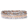 4pcs/set Gold Color Crystal Beads Bracelets For Women Girl Stone Austria Crystal Glass Elastic Bracelet Set Jewelry - Image 12