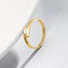Stainless Steel Jewelry Punk Men's and Women's Accessories Open Minimalist Gold Plated Ring - Image 6