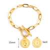 Women Bracelet Stainless Steel Silver/gold Color T bar Flat Line Oval Chain Female Bracelet Jewelry - Image 11