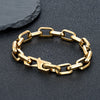 Locomotive Vintage Oxidized Black Chain Link Men Bracelet Punk Stainless Steel Motorcycle Bracelets Male Jewelry Gifts - Image 4
