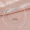 Dainty Chain Anklet with Cubic Zirconia Cross Pendant - Image 6