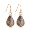 Stone Earrings for Women Teardrop Agate Crystal Amazonite Dangle Earring Cute Elegant Classic Jewelry - Image 7