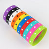 10Pcs/Lot Multicolor Luminous Heart Silicone Bracelets For Men Women Flower Sport Mix Style Rubber Wristband Bangle Jewelry Gift - Image 17