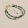 Faceted Sandstone Double Layer Beads Strand Bracelets Bangles Elegant Bohemian Magnetic Women Jewelry - Image 15