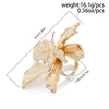 Exaggerated Bilayer Big Flower Ring for Women Personality Metal Punk Party Finger Ring Jewelry Accessories - Image 5
