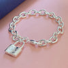 Noble Silver Chain Bracelet For Women Men Charm Party Gift Wedding party Jewelry - Image 23