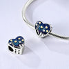 Love Heart Shaped Charms Silver Family Love Friendship Charms Fit Bracelet Bangle Women Jewelry Gifts - Image 5