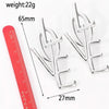 Unique Design Imitation Letters Love Geometric Pendant Earrings Jewelry Ladies Metal Simple Personality Jewelry Gifts - Image 5