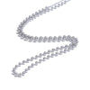 Stainless Steel Beads Chain Adjustable Necklace Bracelet Bangle Gold Silver Color Zirconia Jewellery - Image 7