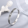 Retro Personality Star Moon And Flower Silver Style Opening Bracelets - Image 3