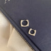 Silver Color Square Hoop Earrings for Women Men Hollow Geometric Punk Earrings Gold Jewelry Gifts - Image 3