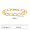 Cuban Chain Women Bracelets Chic Heart CZ Stone Bracelet Wristband Wedding Birthday Party Mom Girlfriend Valentine's Day Gift - Image 2