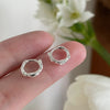 Silver Earrings Temperament Simple for Women Wedding Jewelry Accessories - Image 9