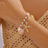Starfish Shell Conch Imitation Pearl Necklace Bracelet Set Vacation Daily Jewelry Women Gift Daily Accessory - Image 15
