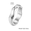 Simple Stainless Steel Mobius Band Rings for Men,Silver Gold Black Grey Color Love Eternity Couple Ring,Punk Jewelry - Image 9