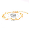 Stainless Steel Chunky Link Chain Bracelet For Women Gold Plated Hip-hop Rock Style Women's Bracelets 20cm+5cm - Image 9