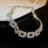 Colorful Crystal Chokers Necklaces for Women Multilayer Gold Color Chain Rhinestone Necklaces Statements Jewelry - Image 8