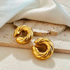 Extra Large Ear Cuff Texture Hammered Twist Lightweight Clip on Earrings for Women Stainless Steel Fake Piercing Ear Clips 1pair - Image 11