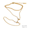 Stainless Steel Zircon Beads Back of Hand Chain Finger Bracelet Chic Sexy Jewelry Gift - Image 17