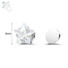 ZS 1 Pair Magnetic Clip-on Earrings Black Blue CZ Crystal Ear Clip Heart Star No-Pierced Stud Earring No Piercing Jewelry 4-8MM - Image 11