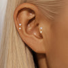 Open Heart Hoop Earrings in Gold Tone or Silver Tone - Image 60