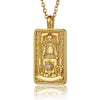 22 Style Classic Tarot Card Pendant Necklace Double Sided Zircon Tarot Necklace Major Arcana Empress Sun Star Sign Women Jewelry - Image 8
